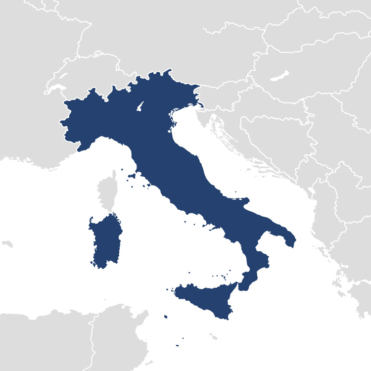 Map of Italy